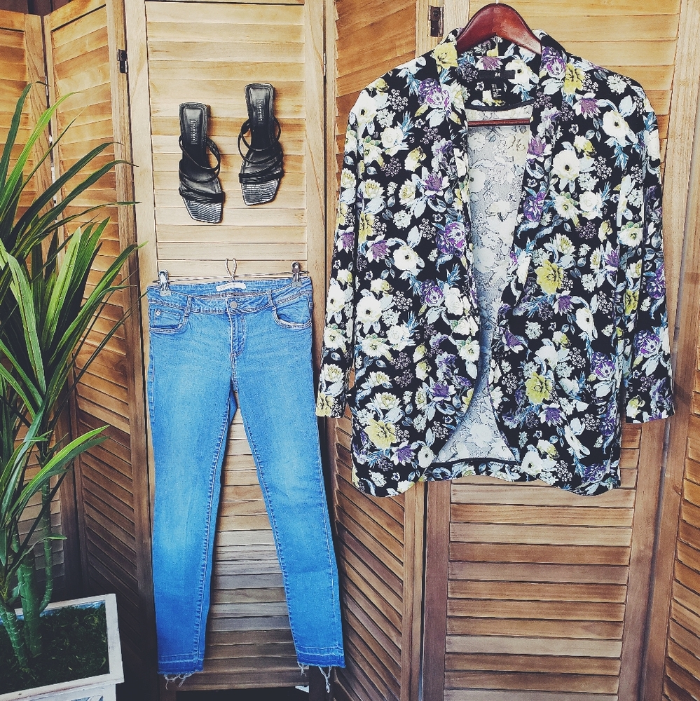 H&M Floral Blazer